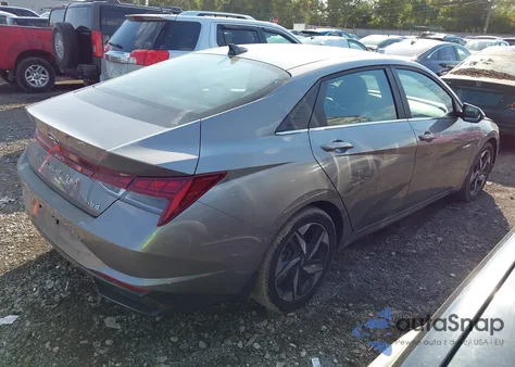 2023 Hyundai Elantra Hybrid Limited из США, поврежденный, VIN KMHLN4AJ2PU065346